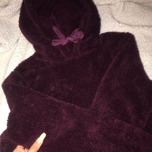 Purple Furry Hoodie